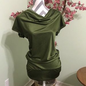 Olive green top
